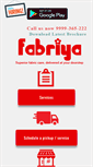 Mobile Screenshot of fabriya.com